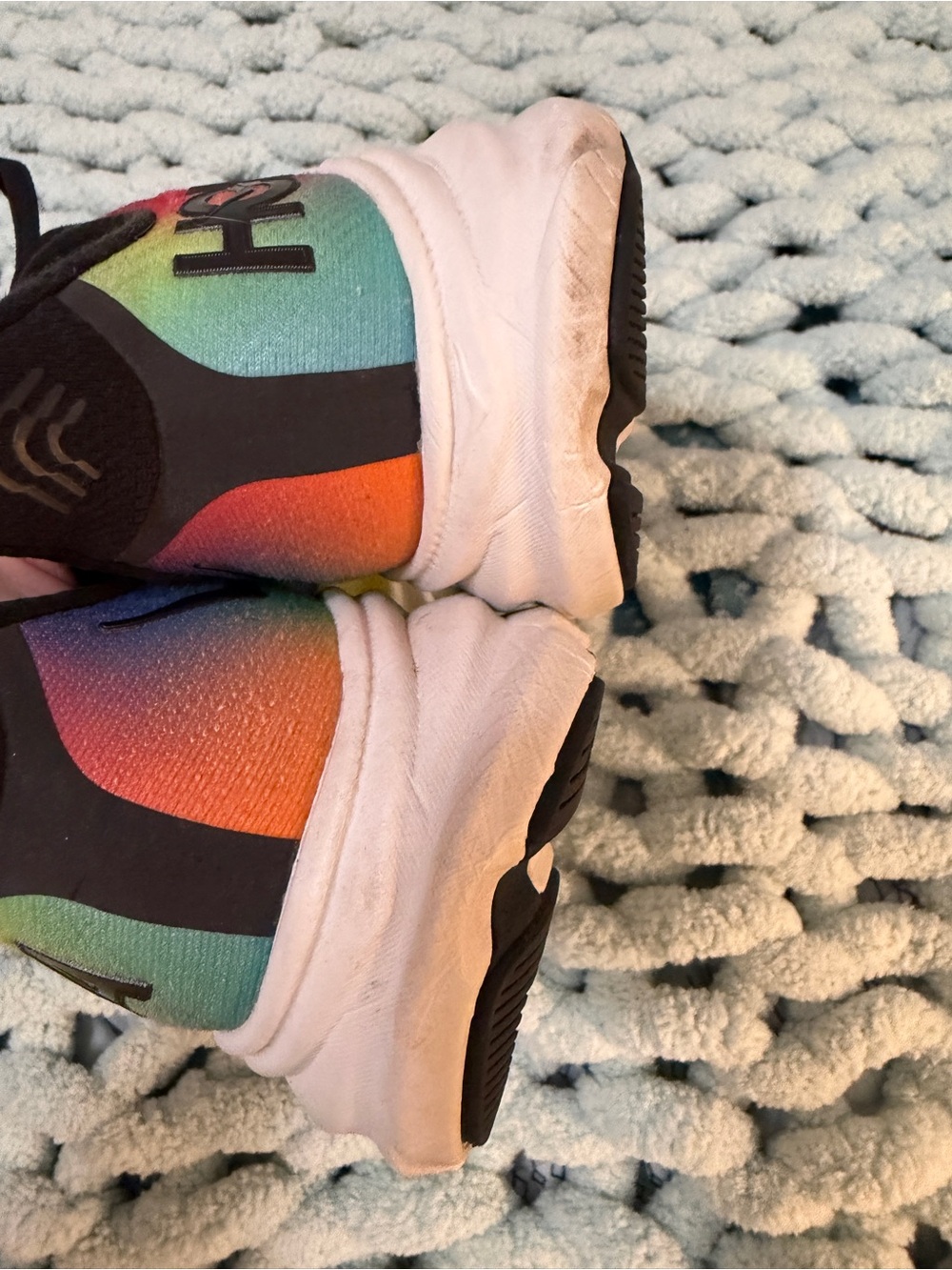 Hoka Clifton Rainbow Running Shoes Sz 6.5 - Picture 11 of 17